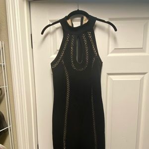 Tight fitting Black mini dress